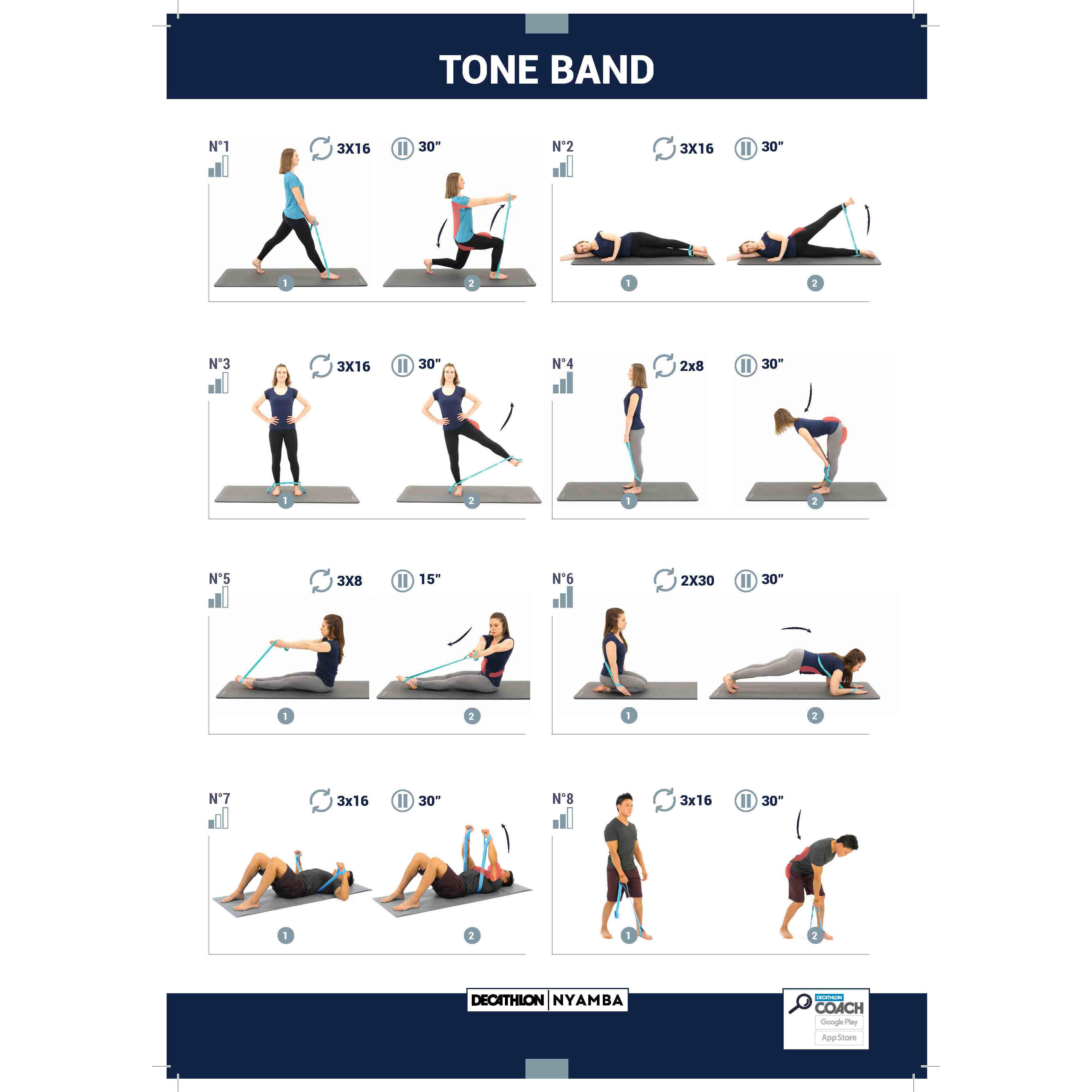 training band 15 kg decathlon