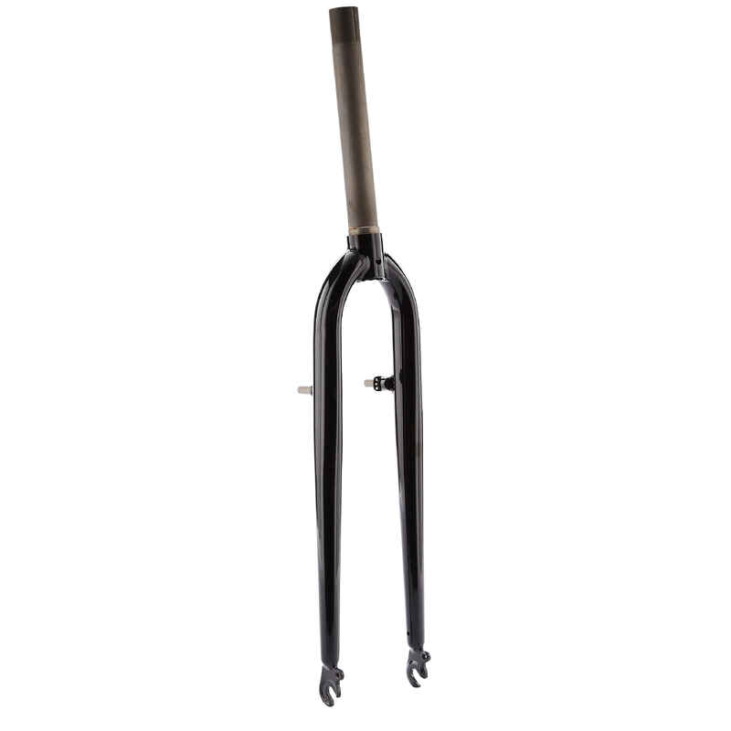 Ahead 28" 1"1/8 Hybrid Bike Rigid Fork - Black