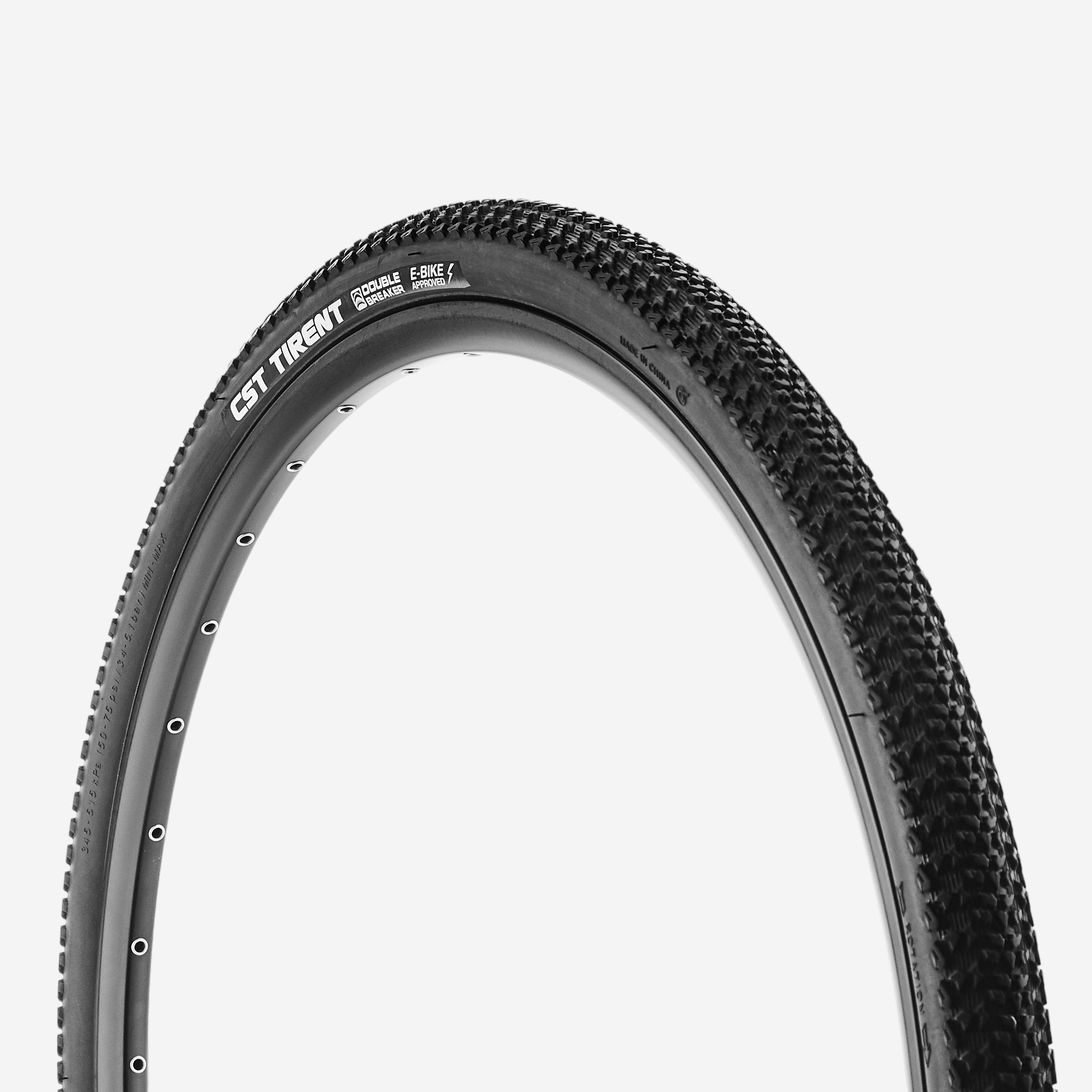 Pneu de trekking 700x40 "cst tirent" compatível com bicicleta elétrica