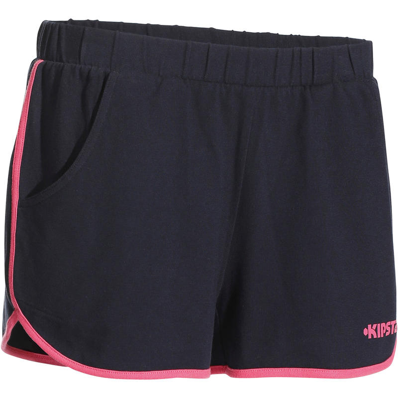 V100 Women's Volleyball Shorts - Navy Blue Pink - Decathlon