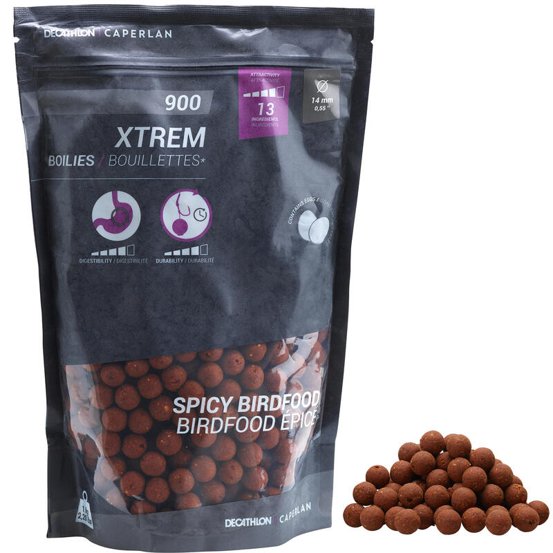 Boilies carp fishing XTREM 900 Spicy 14mm 1kg