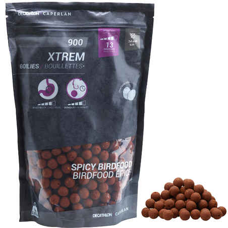 Xtrem 900  Boilies Spicy  Birdfood 14 mm 1 kg
