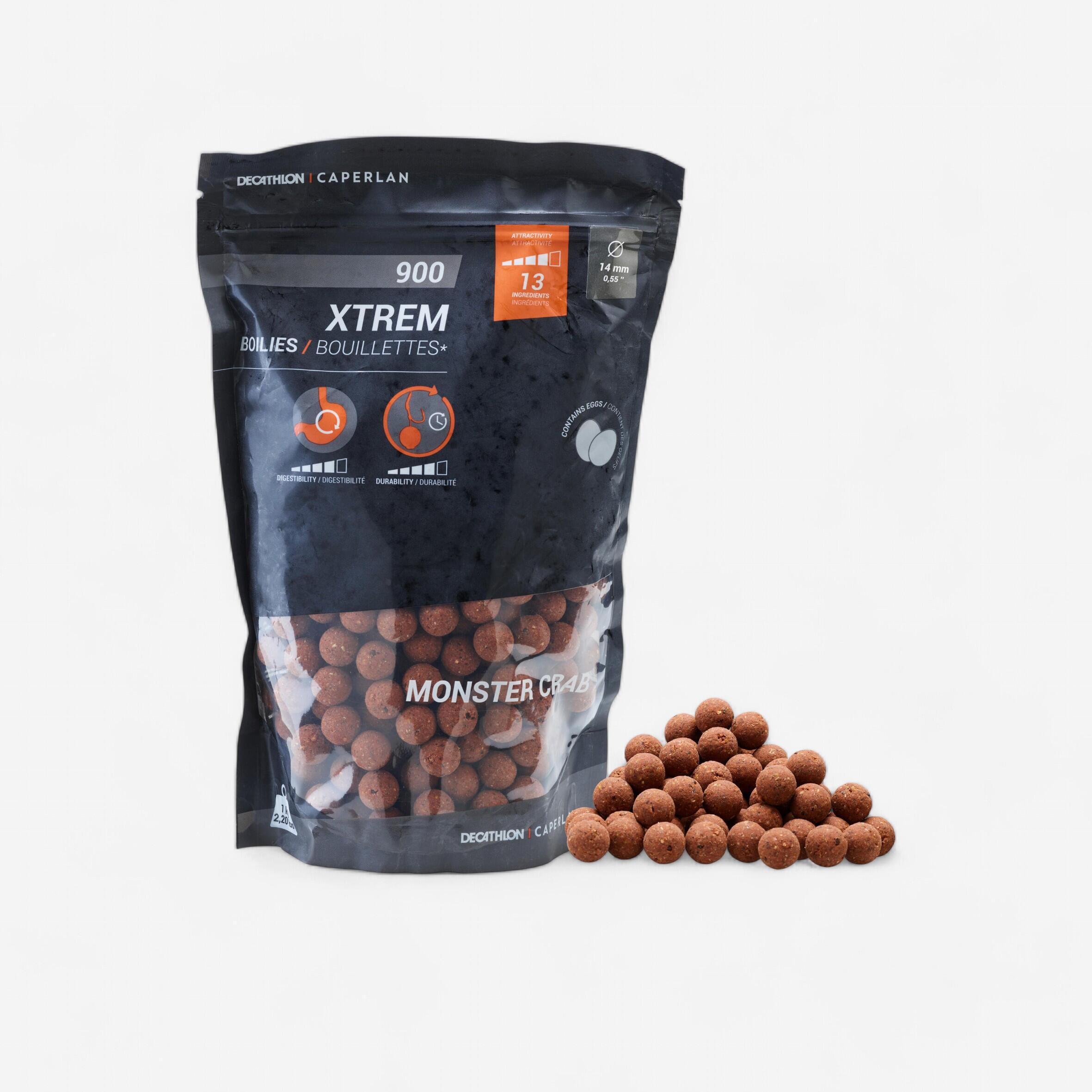 CAPERLAN Boilies na lov kapra Xtrem 900 14 mm 1 kg Monstercrab