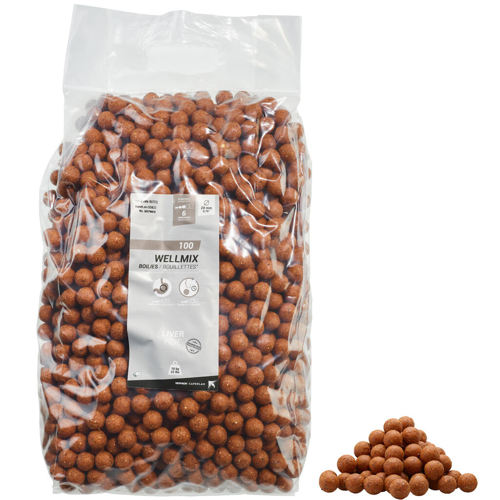 Boilas karpu makšķerēšanai “Wellmix”, 20 mm, 10 kg, ar krabju aromatizētāju