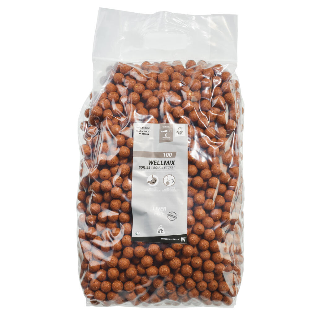 Boilas karpu makšķerēšanai “Wellmix”, 20 mm, 10 kg, ar krabju aromatizētāju