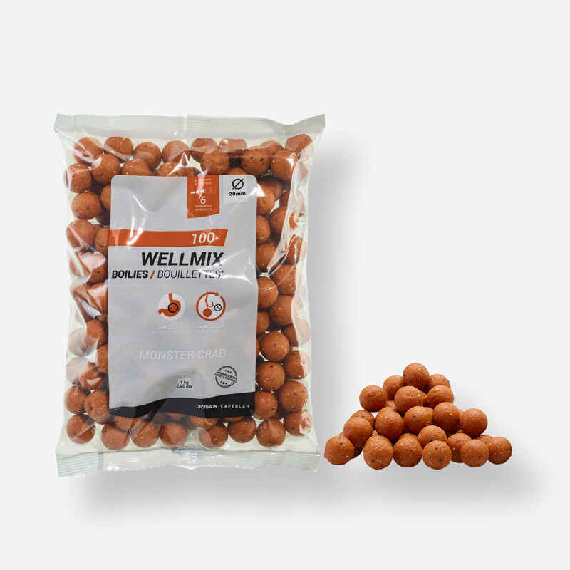 CARP FISHING BOILIE WELLMIX MONSTER CRAB 20 MM 1 KG