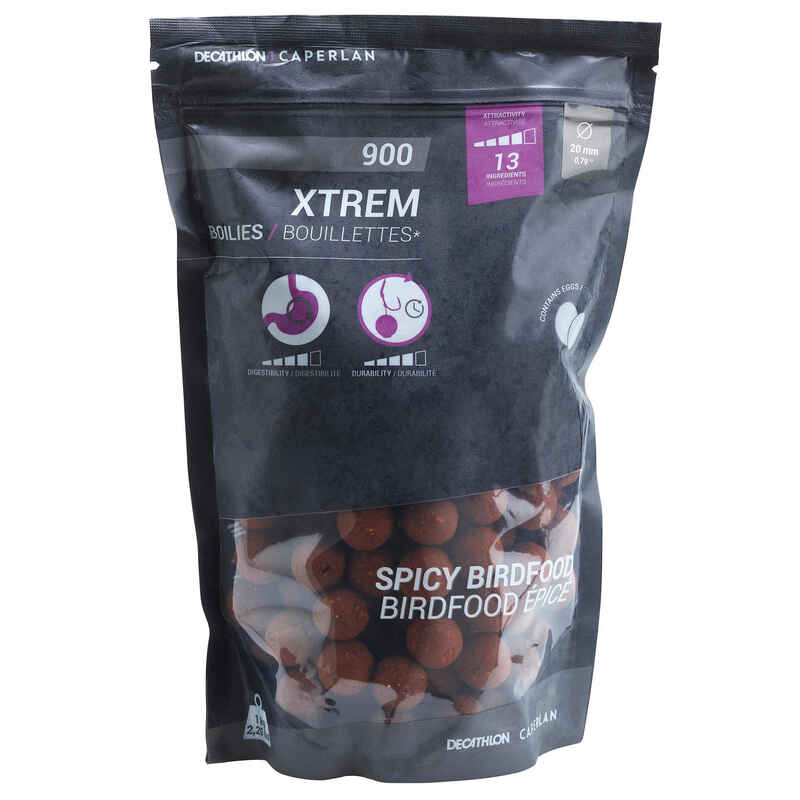 Boilies Carp Fishing XTREM 900 20mm 1kg Spicy