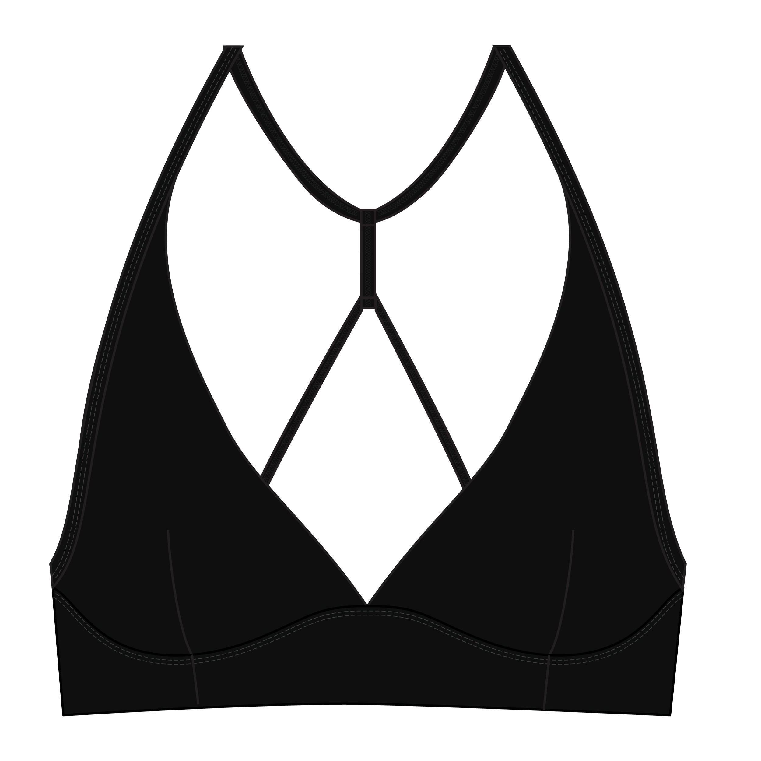 Costume top donna BEA nero 2/6