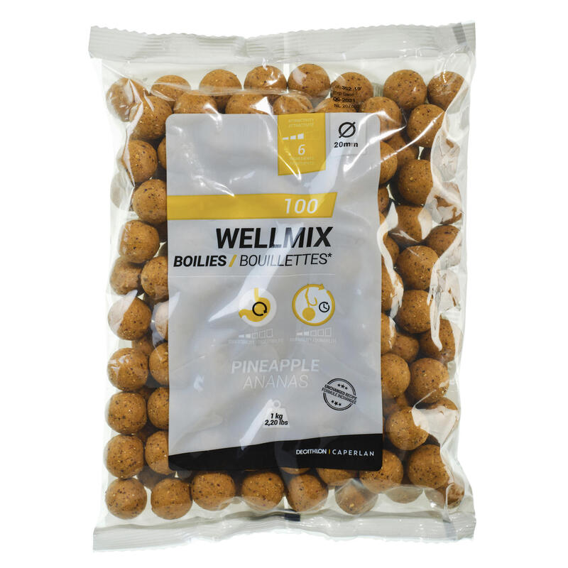 Boilies Wellmix Ananas 20 mm 1 kg
