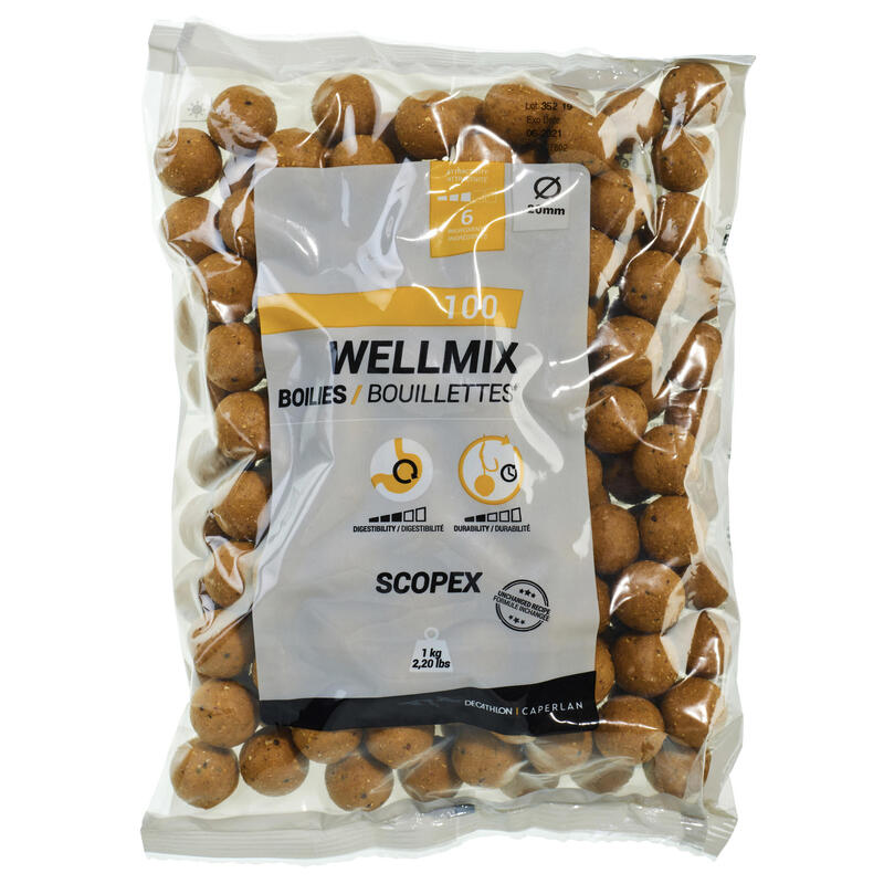 Boilies Wellmix Scopex 20 mm 1 kg