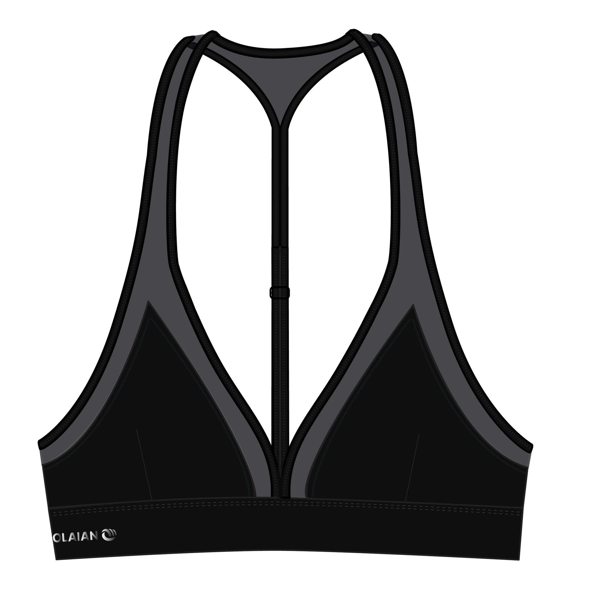 top de bikini soutien surf olaian decathlon 