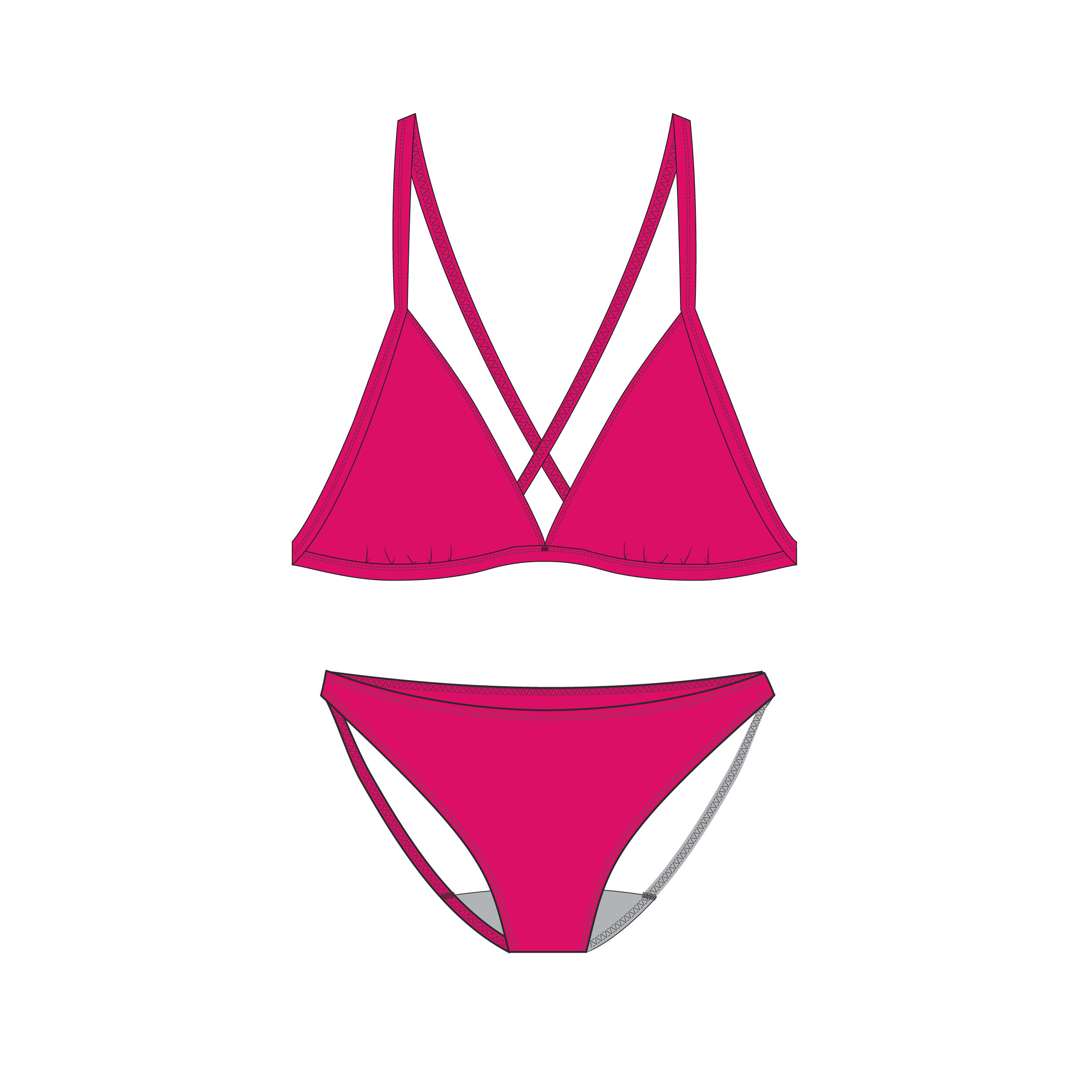 2-piece swimsuit TAMARA 100 - coral 9/11