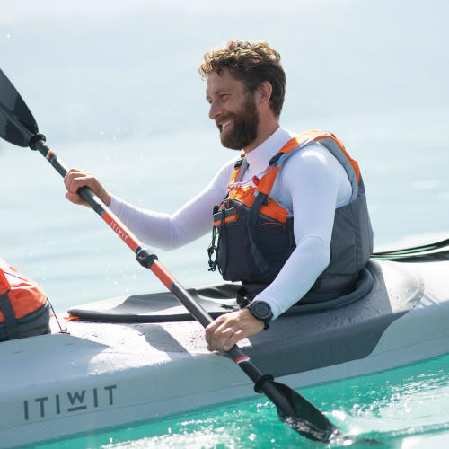 chaleco flotación hidratación kayak