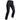 Women's Mountain Hiking trousers - MH500- Black