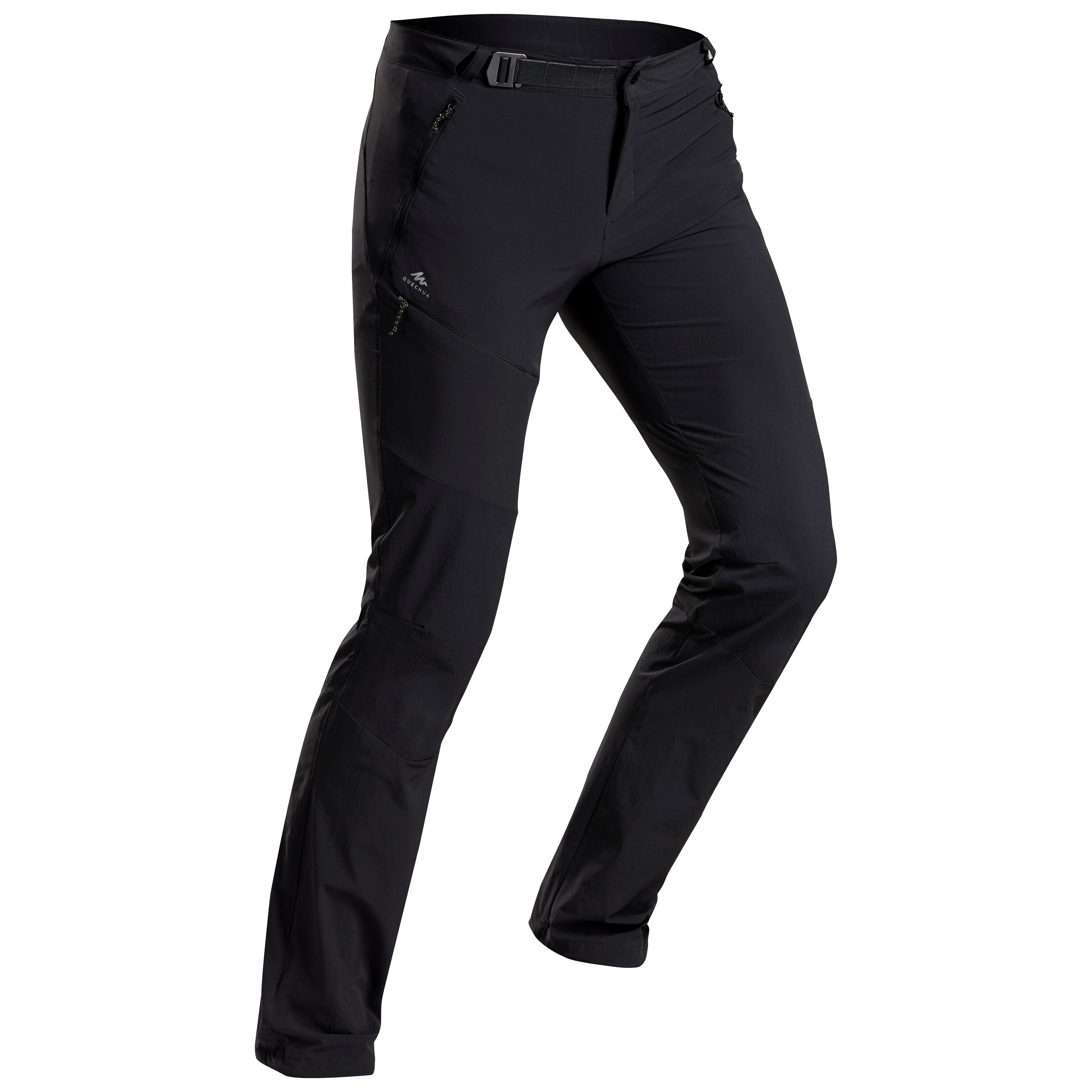 QUECHUA by Decathlon Regular Fit Men Black Trousers - Price History