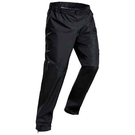 Pantalón de Montaña y Trekking Hombre Impermeable Quechua MH500 Negro