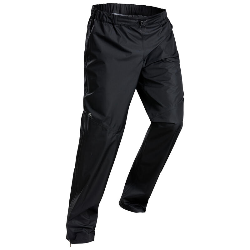 Erkek Outdoor Su Geçirmez Üst Pantolon - Siyah - MH500