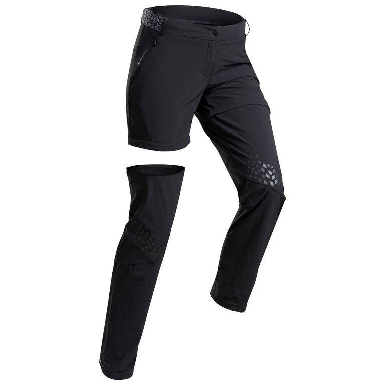 Women's convertible mountain hiking trousers - MH550