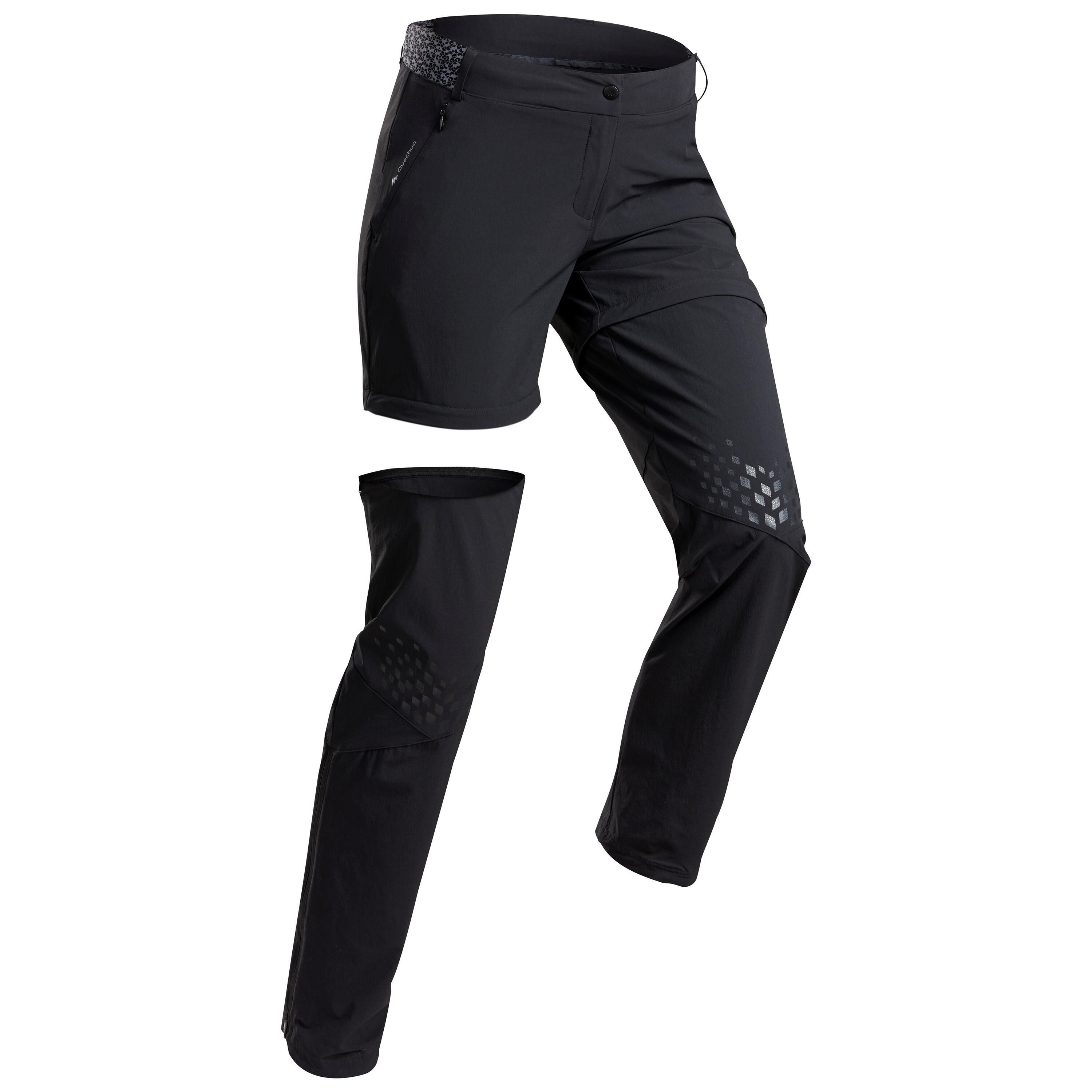 Women's convertible mountain hiking trousers - MH550 2/7