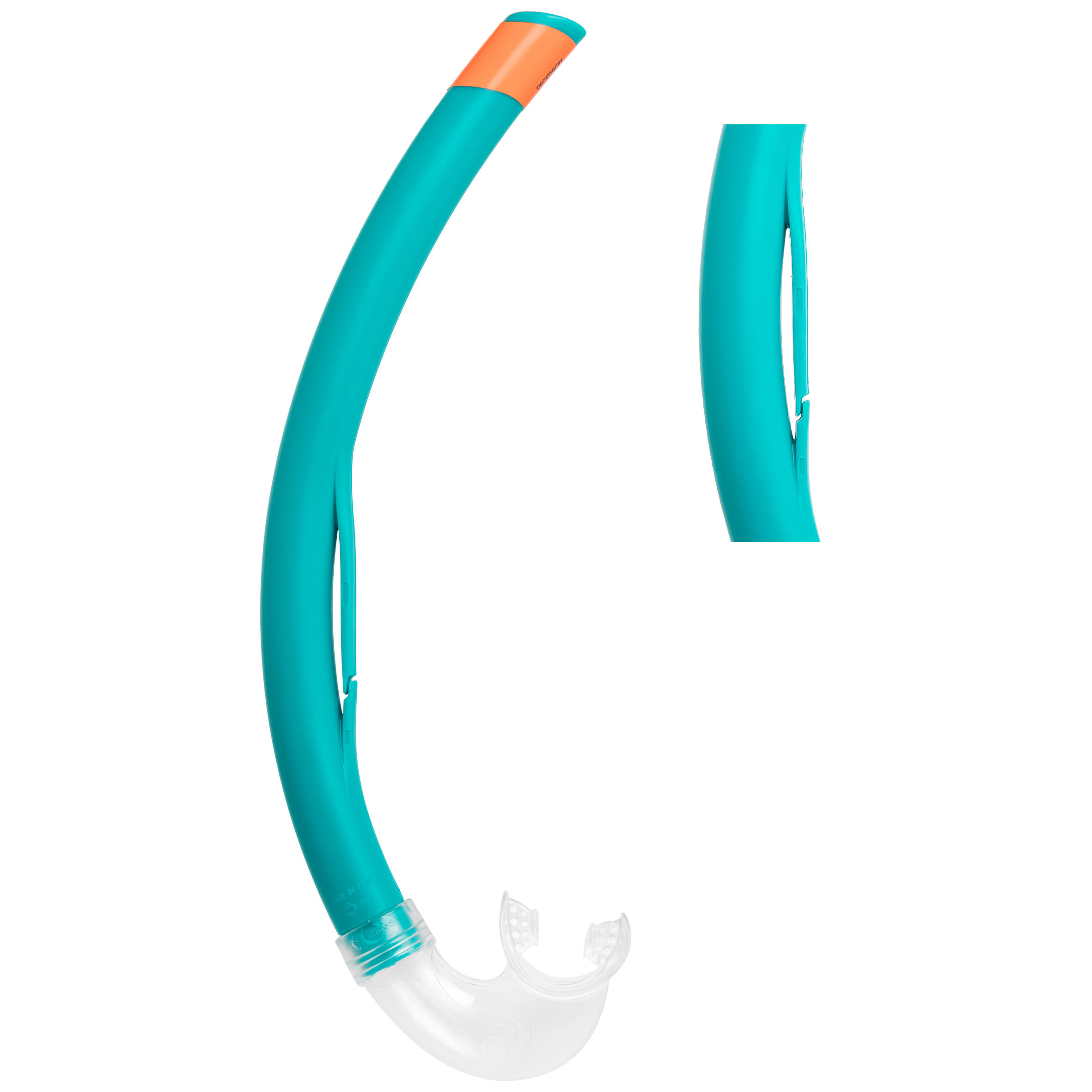 Adult’s diving snorkelling Fins Mask and Snorkel kit SNK 500 - pastel mint 6/13