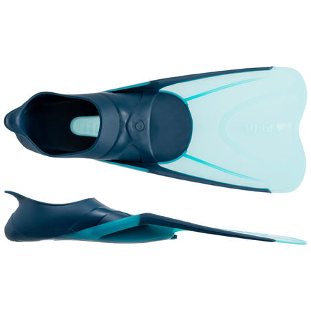 Kit palmes masque tuba de snorkeling SNK 500 enfant turquoise