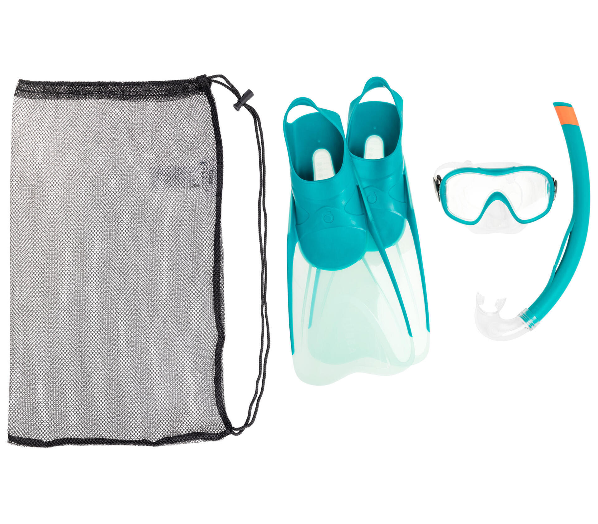 O conjunto BMT (Barbatanas-Máscara-Tubo) de snorkeling