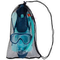 Kids' Snorkelling Mask Snorkel Fins Set SNK 500 - Turquoise