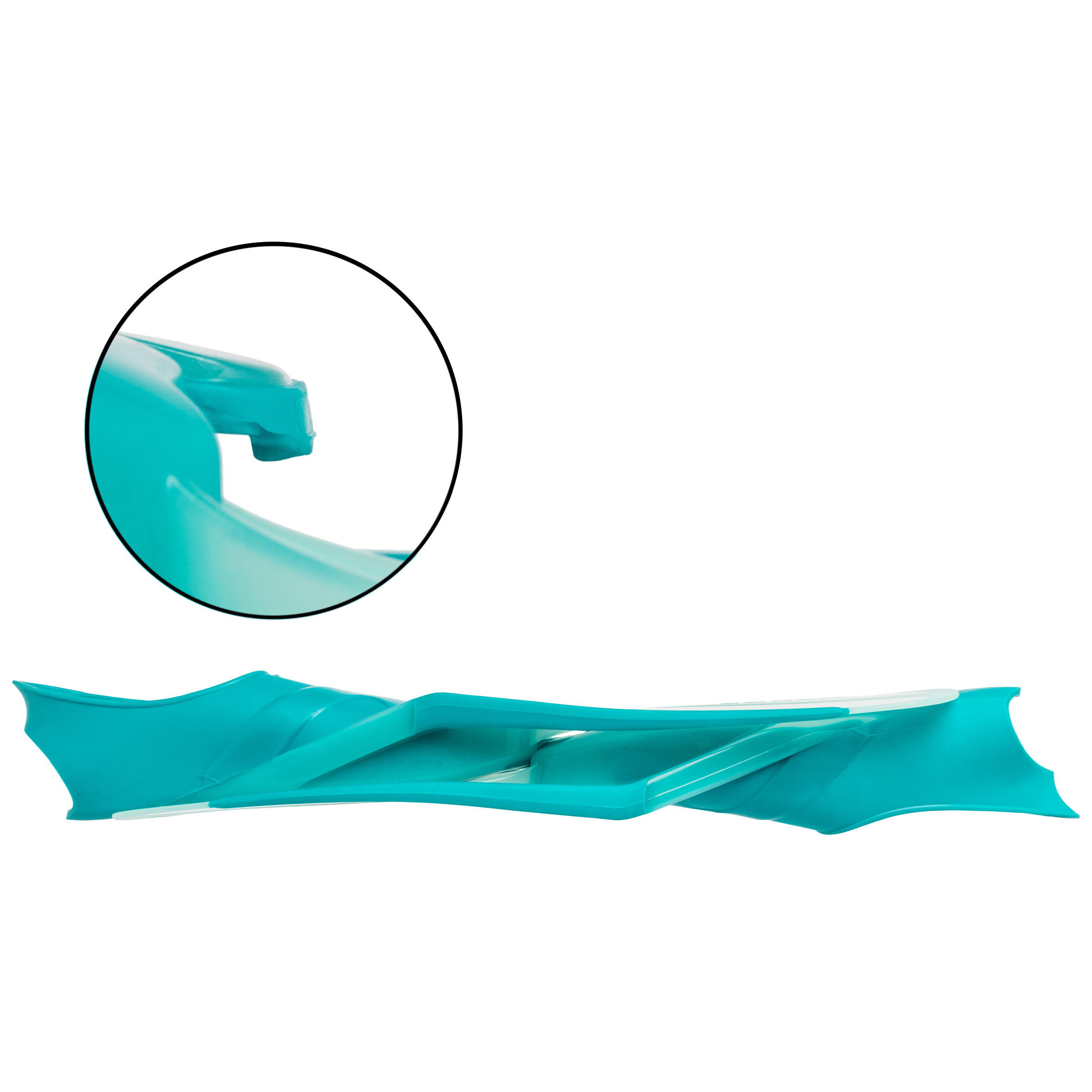 Adult’s diving snorkelling Fins Mask and Snorkel kit SNK 500 - pastel mint 12/13