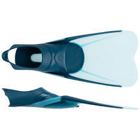 Kit Aletas Máscara Tubo Snorkel Snk 500 Ad Azul
