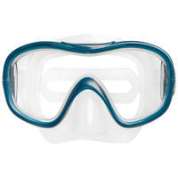 Kit Aletas Máscara Tubo Snorkel Snk 500 Ad Azul