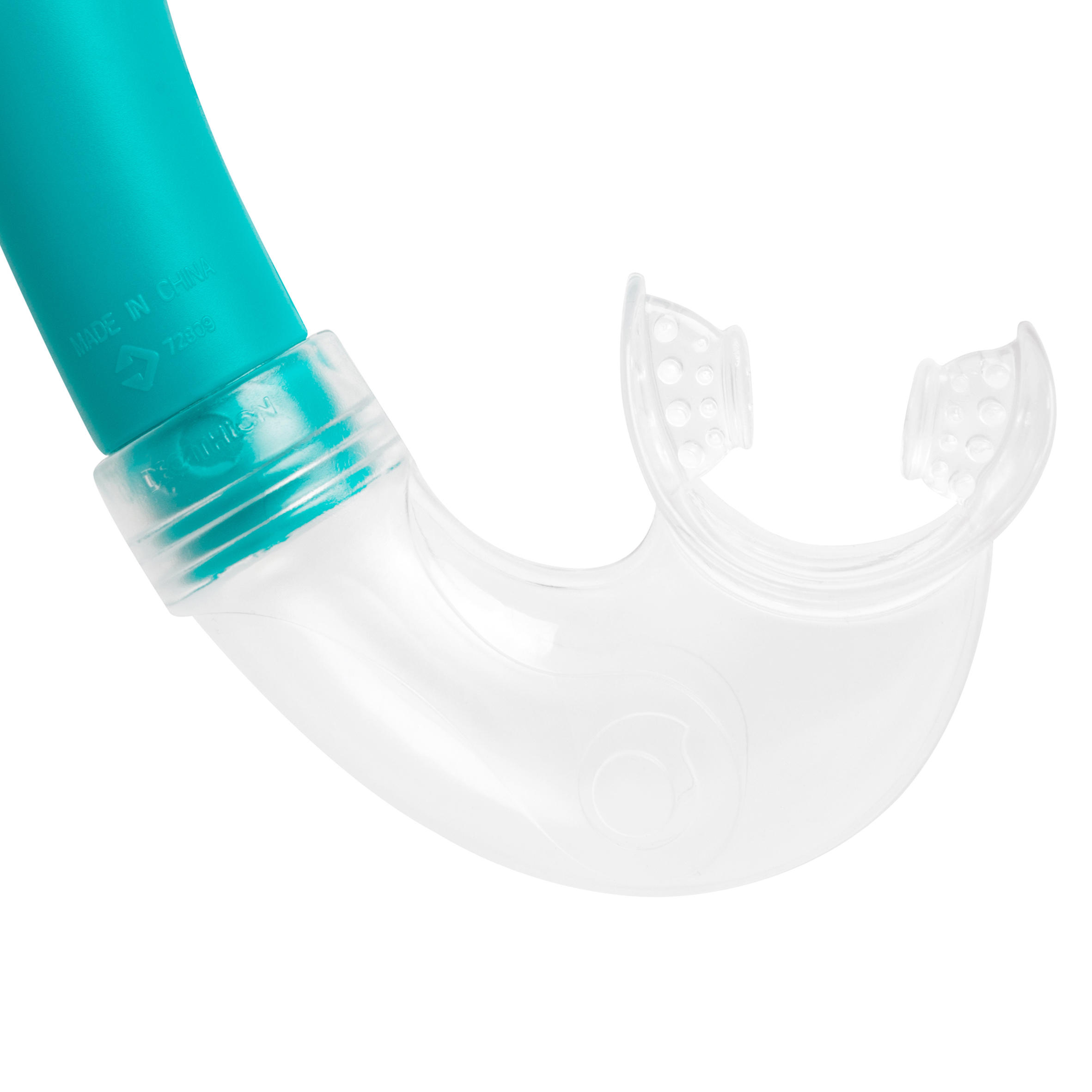 Adult’s diving snorkelling Fins Mask and Snorkel kit SNK 500 - pastel mint 8/13
