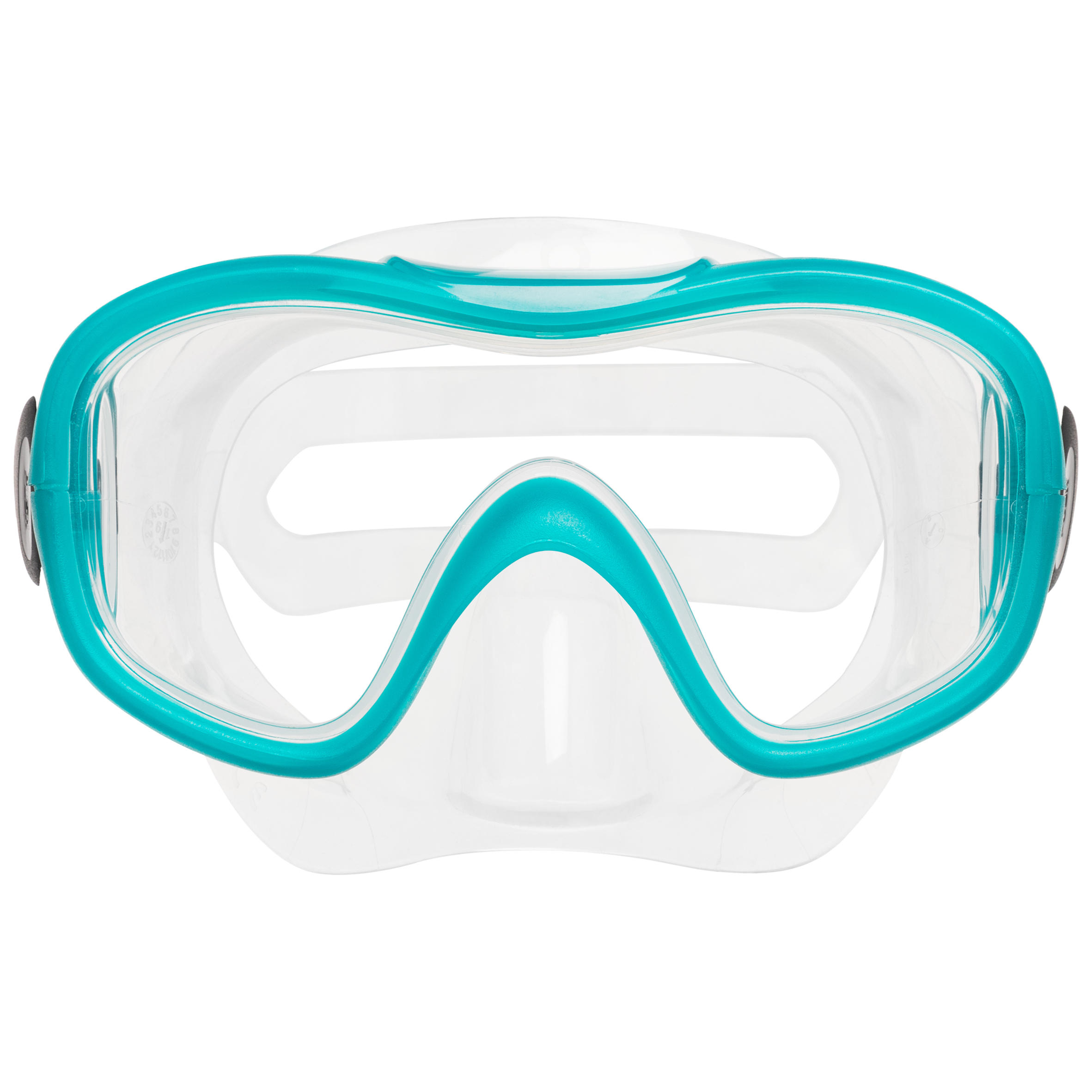 Adult’s diving snorkelling Fins Mask and Snorkel kit SNK 500 - pastel mint 3/13