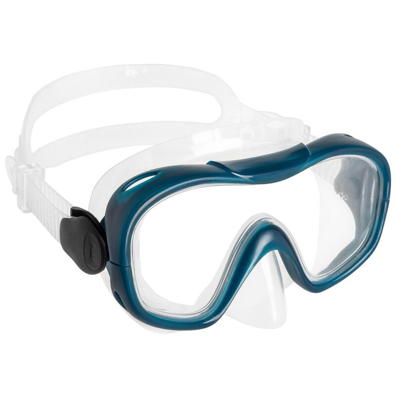 Kit plongée Palmes Masque et Tuba Snorkeling SNK 500 Adulte bleu