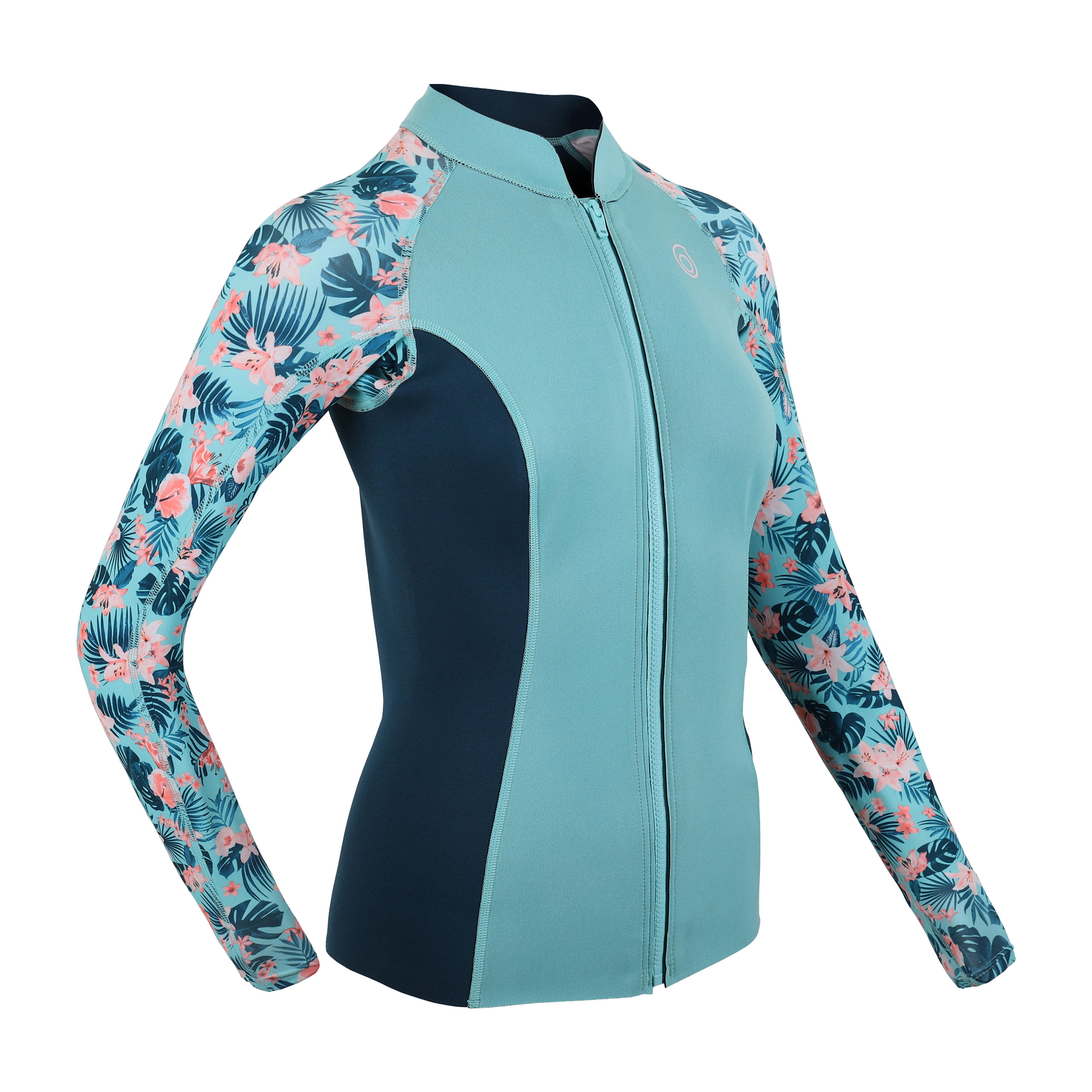 Women s Long Sleeve Neoprene  Thermal Top  500 turquoise CN 