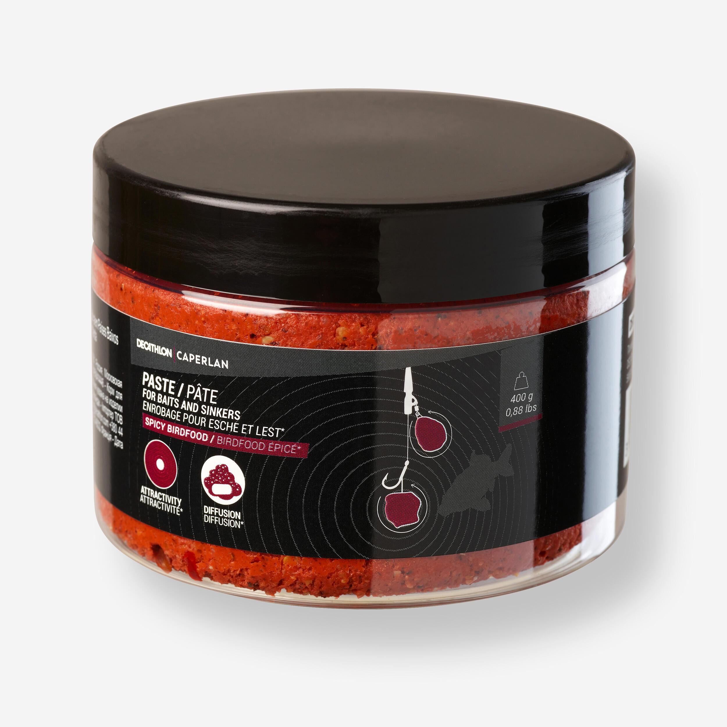 CAPERLAN Spicy Birdfood coating paste for carp fishing