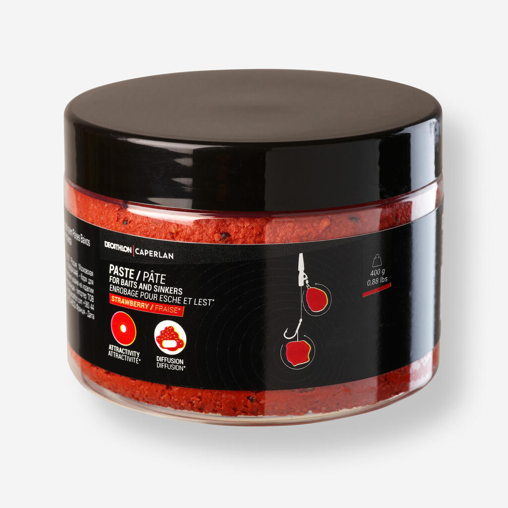 Strawberry coating paste for carp fishing