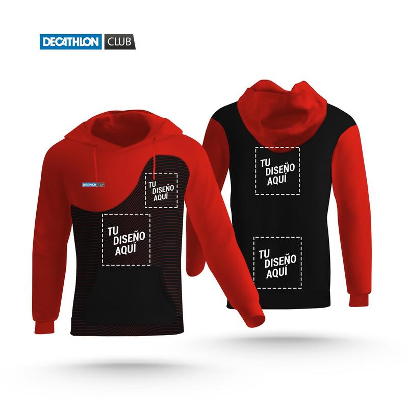 SUDADERA CON CAPUCHA VOLEIBOL PERSONALIZADA ADULTO Y JÚNIOR