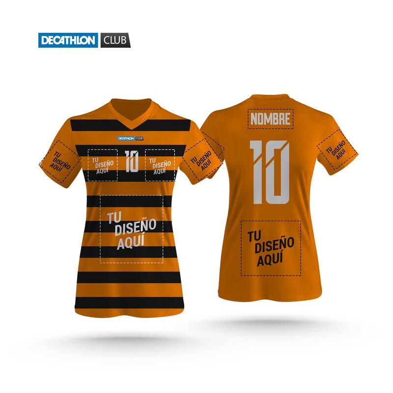 CAMISETA FÚTBOL MUJER PERSONALIZADA MODELO CUP