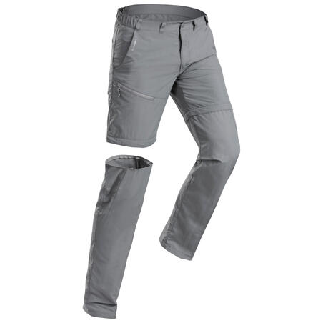 Чоловічі модульні штани 150 для гірського туризму - сірі