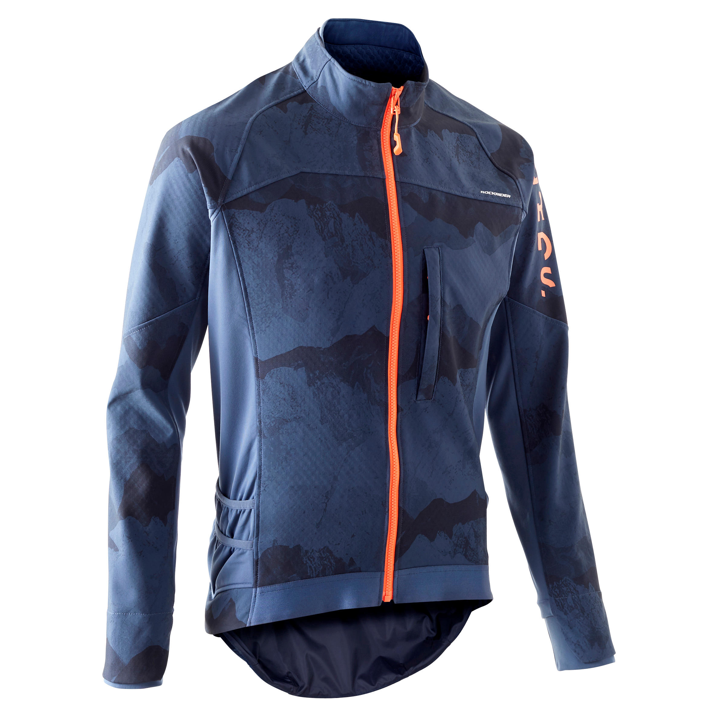 Jachetă Ciclism MTB ST 500 Albastru Bărbați decathlon.ro imagine noua