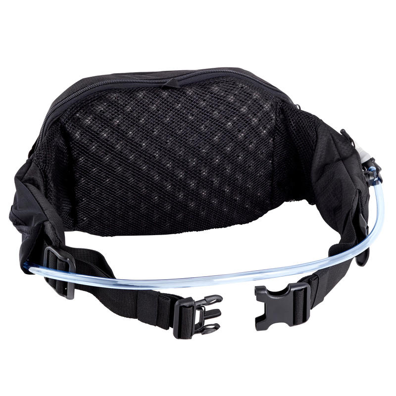 All Mountain Mountain Bike Waist Bag with Water Bladder Black