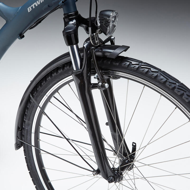 Elektrische hybride fiets Original 920 E grijsblauw