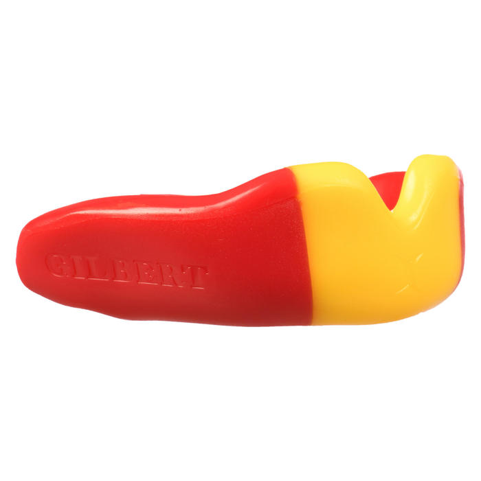 Proteges Dents De Rugby Protege Dents De Rugby Gilbert Junior Rouge Jaune Gilbert Decathlon