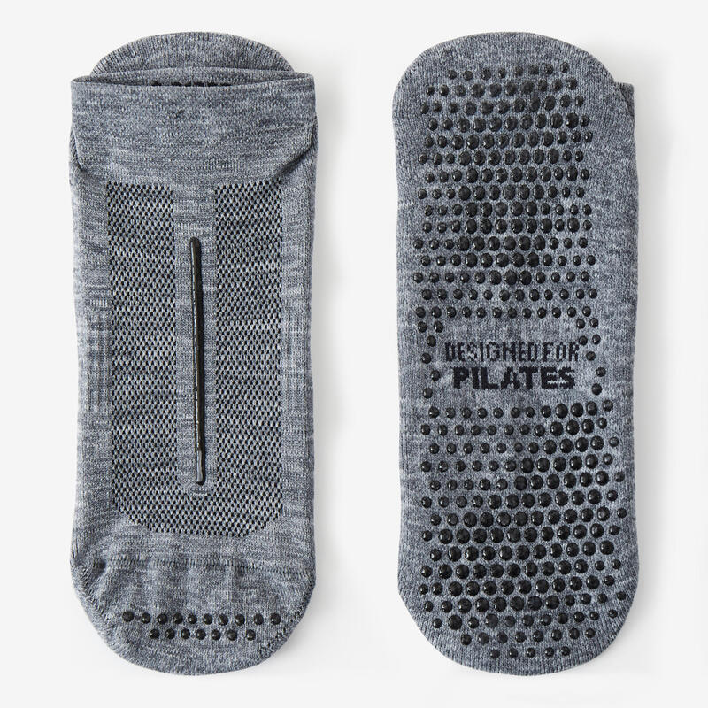 Calcetines antideslizantes de Fitness gris