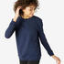 Women Sweater 100 For Gym-Blue