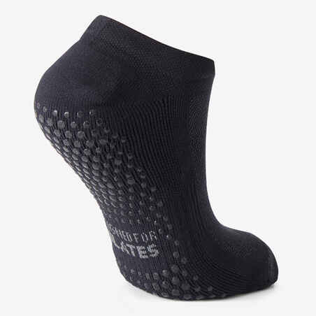 Women's Non-Slip Fitness Socks 500 - Black