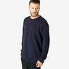 Mens Cotton French terry Gym Sweater - Blue