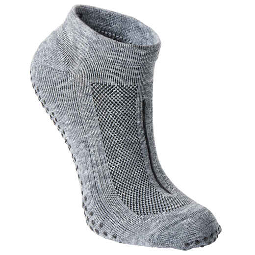 
      Non-Slip Low Synthetic Fitness Socks 900 - Grey
  