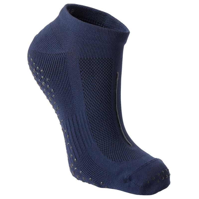 Protiskluzové a prodyšné ponožky 900 na cvičení námořnické modré