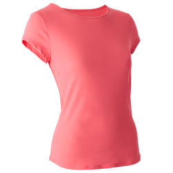 T-shirt Sport Pilates Gym Douce Femme 520 Rose